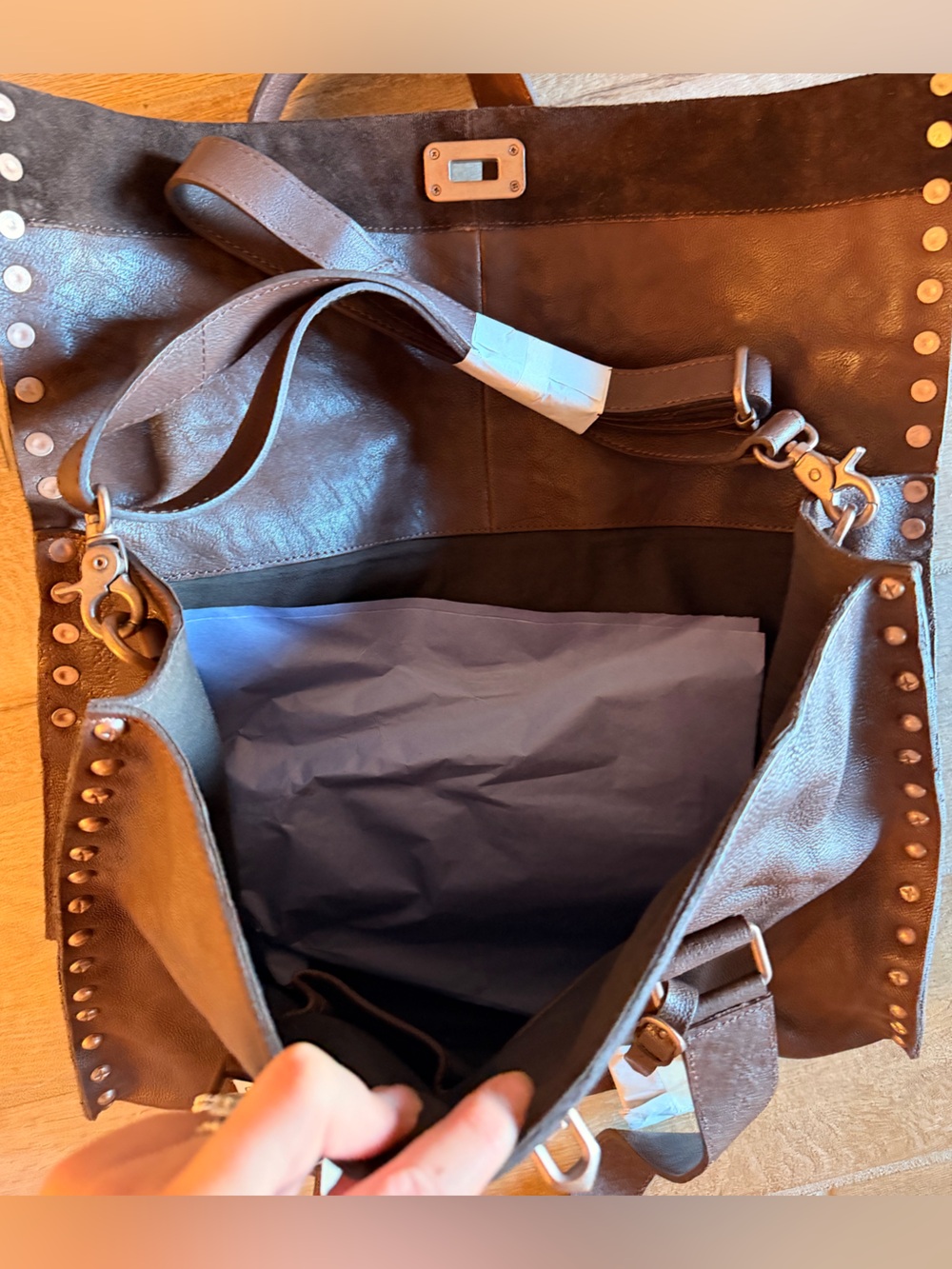 Free People We The Free Shay Stud Tote - Picture 6 of 7
